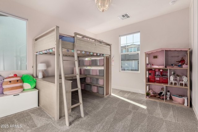 bedroom featuring carpet floors