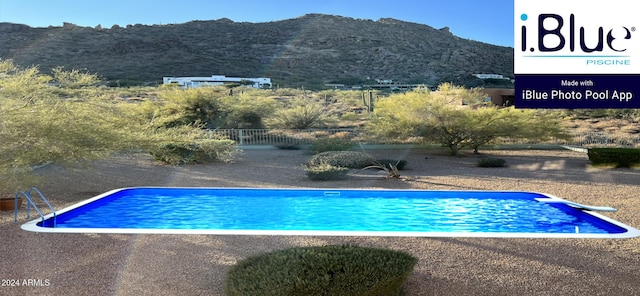 35824 N Tom Darlington Dr, Carefree, AZ 85377 - swimming pool featuring a mountain view