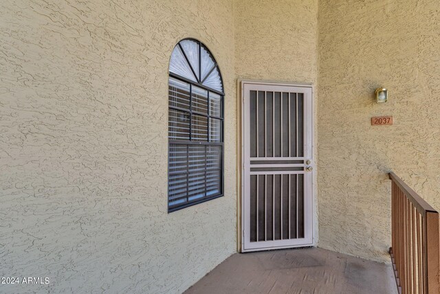 view of property entrance