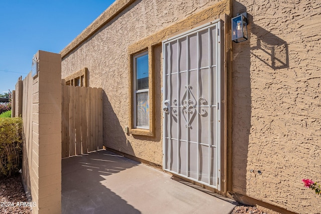 view of property entrance