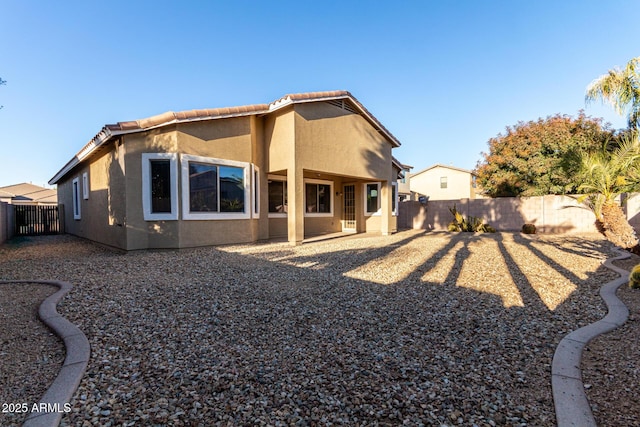 view of rear view of property