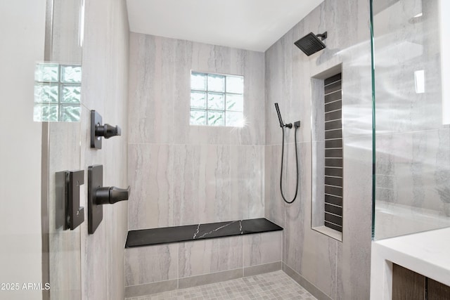1637 N Quartz Valley Rd, Scottsdale, AZ 85266 - bathroom with tiled shower