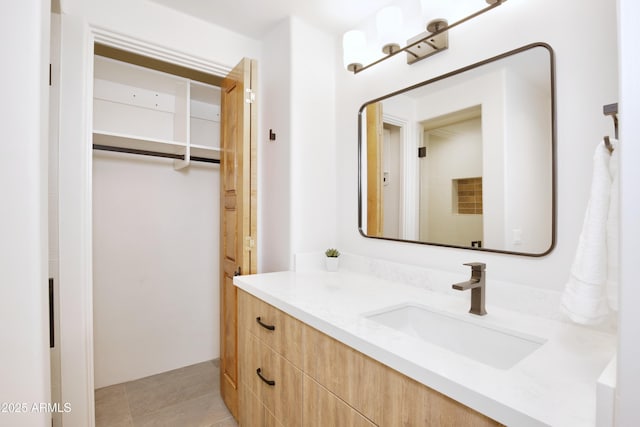 1637 N Quartz Valley Rd, Scottsdale, AZ 85266 - bathroom featuring vanity and tile patterned flooring