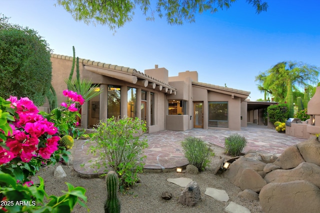 1637 N Quartz Valley Rd, Scottsdale, AZ 85266 - back of property featuring a patio and stucco siding