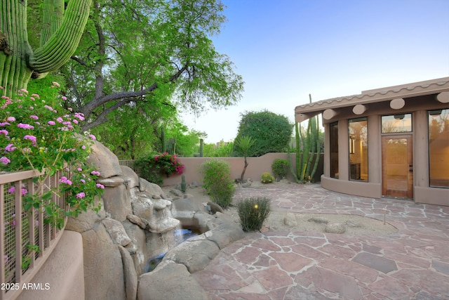 1637 N Quartz Valley Rd, Scottsdale, AZ 85266 - fenced backyard with a patio
