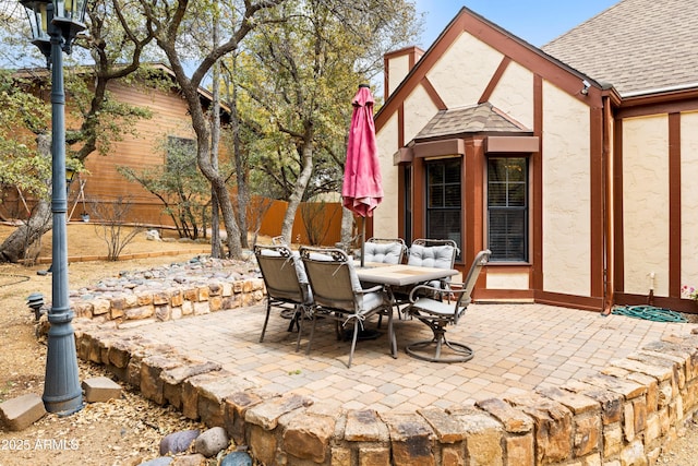 view of patio / terrace featuring outdoor dining area