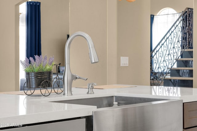 508 W San Angelo St, Gilbert, AZ 85233 - kitchen with a sink and light stone countertops