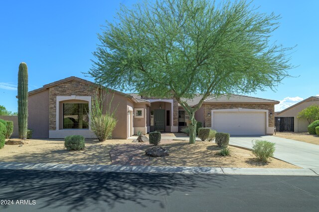 ranch-style house with a garage