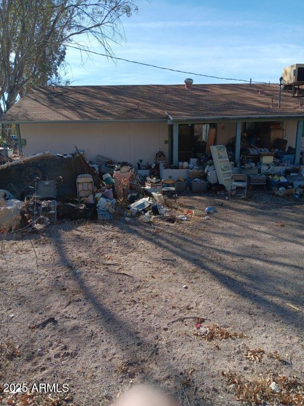 view of rear view of property