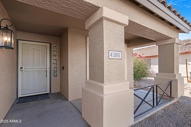 view of entrance to property