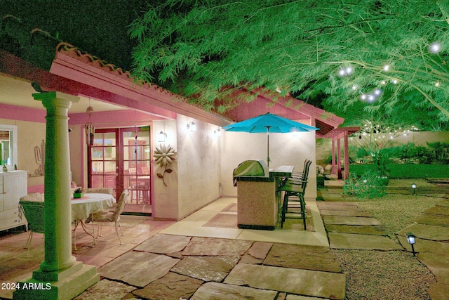 view of patio / terrace with french doors