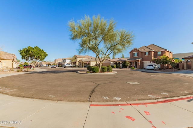 view of front of property featuring a residential view