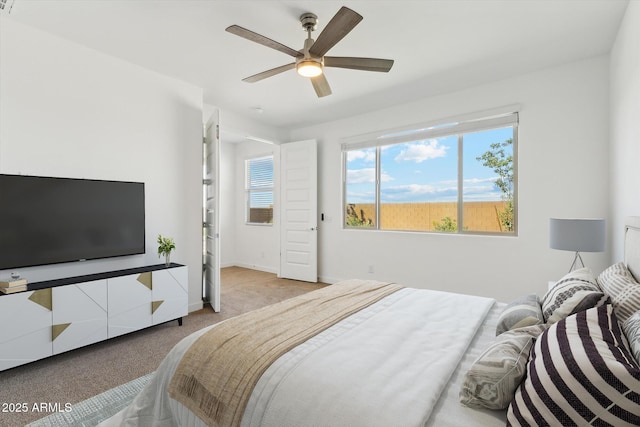 2187 W Burnside Trl, Phoenix, AZ 85085 - carpeted bedroom with ceiling fan and baseboards