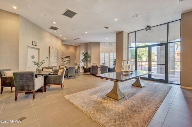 common area featuring visible vents