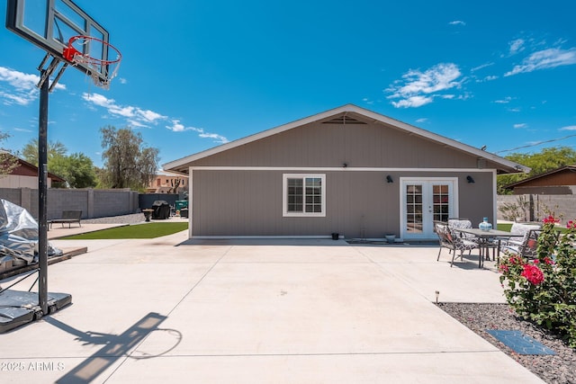 11450 E Elton Ave, Mesa, AZ 85208 - back of house featuring french doors and a patio