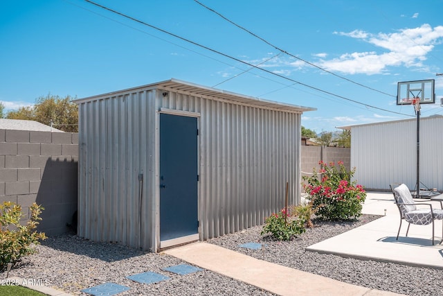 11450 E Elton Ave, Mesa, AZ 85208 - view of shed featuring a fenced backyard