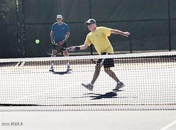 view of tennis court