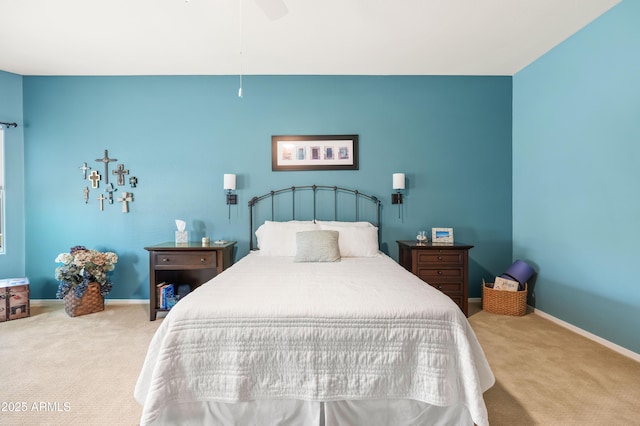 3022 E Santa Fe Ln, Gilbert, AZ 85297 - bedroom featuring carpet floors and ceiling fan
