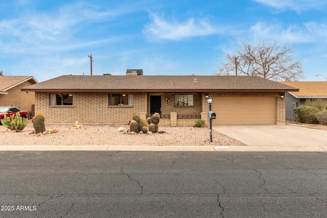 ranch-style house with a garage