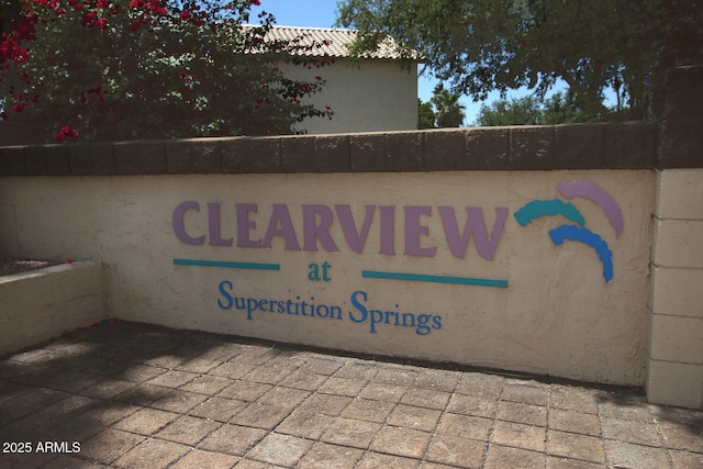 1741 S Clearview Ave Unit 13, Mesa, AZ 85209 - view of community sign