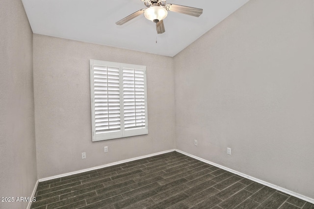 1741 S Clearview Ave Unit 13, Mesa, AZ 85209 - empty room with a ceiling fan and baseboards