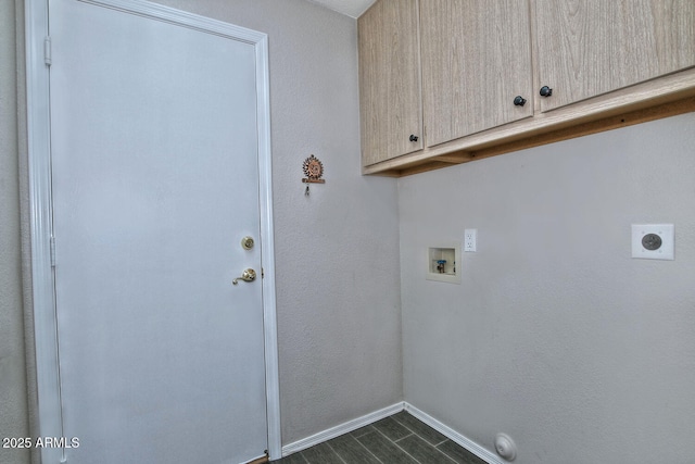 1741 S Clearview Ave Unit 13, Mesa, AZ 85209 - laundry room with cabinet space, hookup for a washing machine, and hookup for an electric dryer