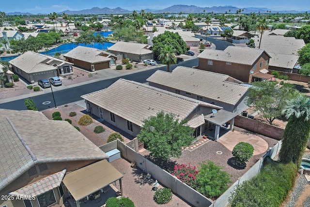 1741 S Clearview Ave Unit 13, Mesa, AZ 85209 - aerial view of residential area with mountains
