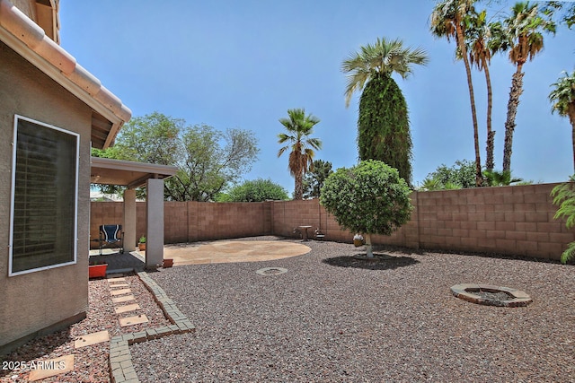 1741 S Clearview Ave Unit 13, Mesa, AZ 85209 - fenced backyard with a patio