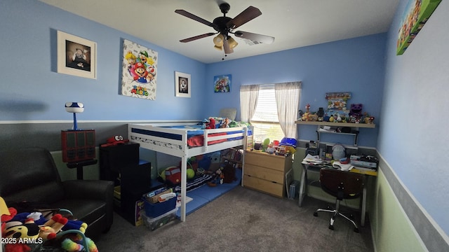 10036 W Chipman Rd, Tolleson, AZ 85353 - bedroom with carpet flooring and a ceiling fan