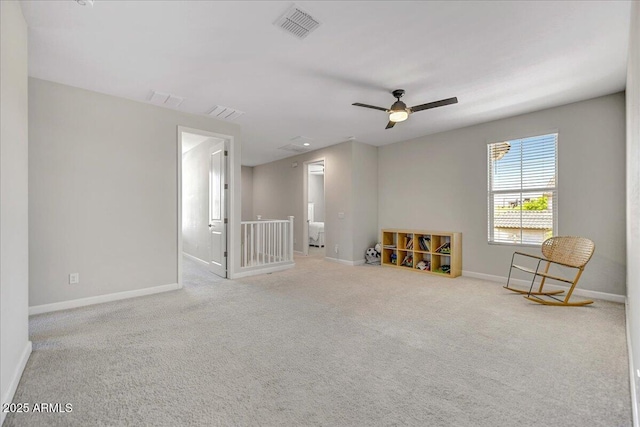 6503 E Bluefield Ave, Phoenix, AZ 85054 - carpeted spare room with baseboards and ceiling fan