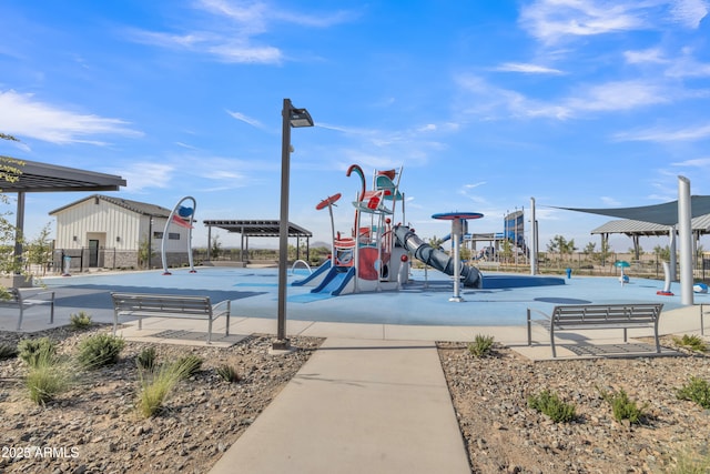 view of community playground