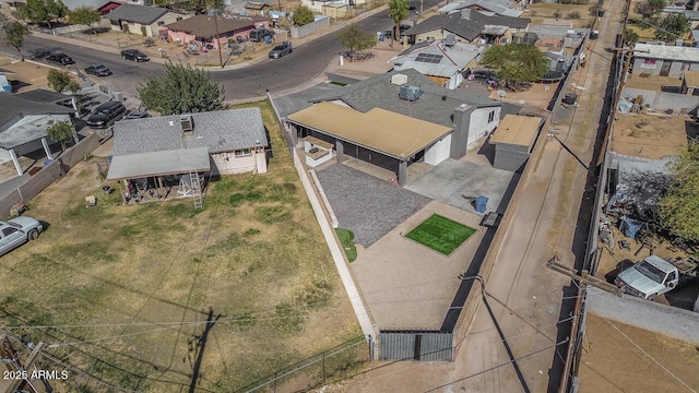 aerial view featuring a residential view