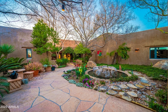 exterior space featuring a patio