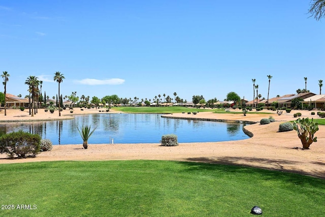 view of water feature