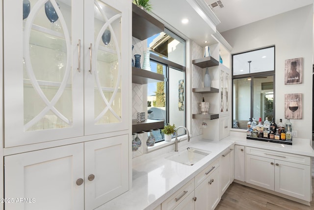 2656 E Oriole Dr, Gilbert, AZ 85297 - bathroom with vanity and hardwood / wood-style floors