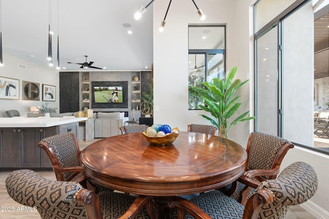 2656 E Oriole Dr, Gilbert, AZ 85297 - dining area with ceiling fan