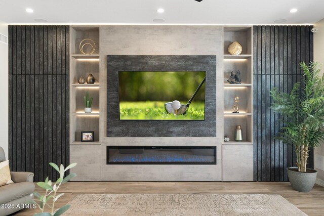 2656 E Oriole Dr, Gilbert, AZ 85297 - interior space featuring wood-type flooring and built in shelves