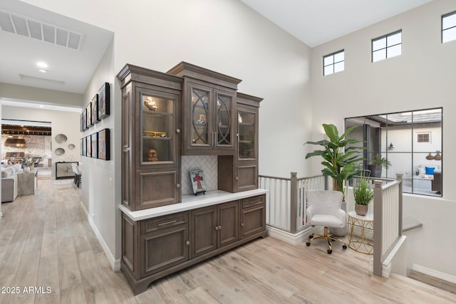 2656 E Oriole Dr, Gilbert, AZ 85297 - interior space featuring light hardwood / wood-style flooring and a high ceiling