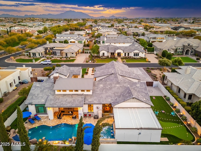 2656 E Oriole Dr, Gilbert, AZ 85297 - view of aerial view at dusk