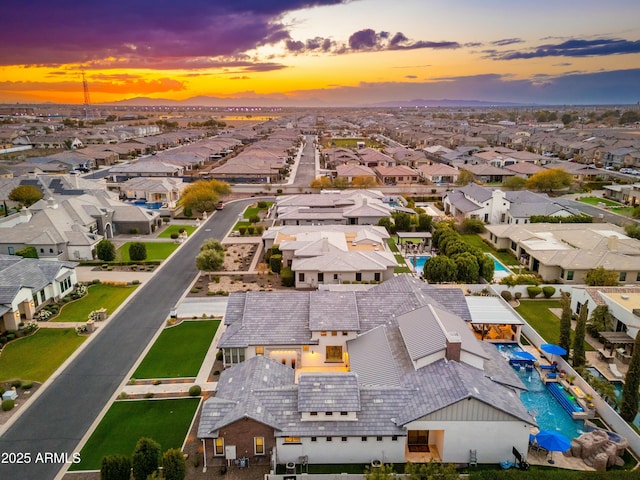 2656 E Oriole Dr, Gilbert, AZ 85297 - view of aerial view at dusk