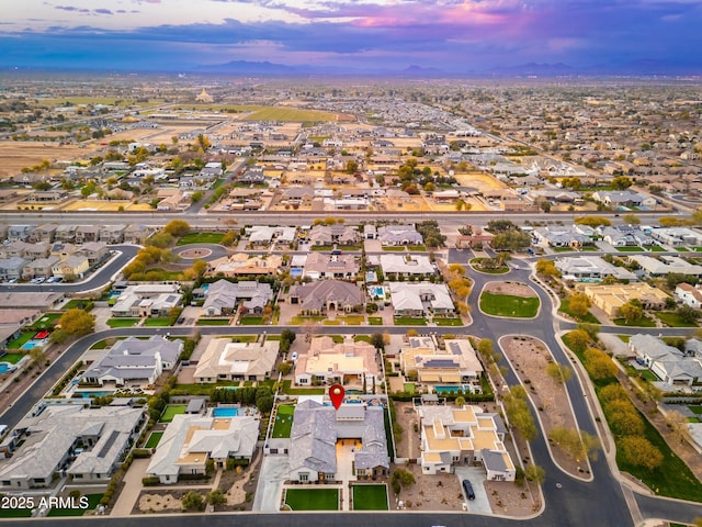 2656 E Oriole Dr, Gilbert, AZ 85297 - view of aerial view at dusk