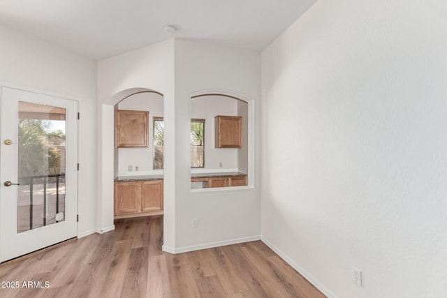 2140 S Benton Cir, Mesa, AZ 85209 - empty room with light wood-style flooring and baseboards
