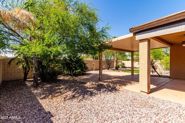 2140 S Benton Cir, Mesa, AZ 85209 - fenced backyard with a patio