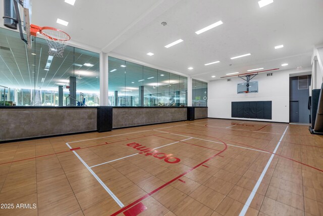 view of sport court with community basketball court