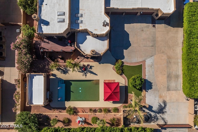 drone / aerial view