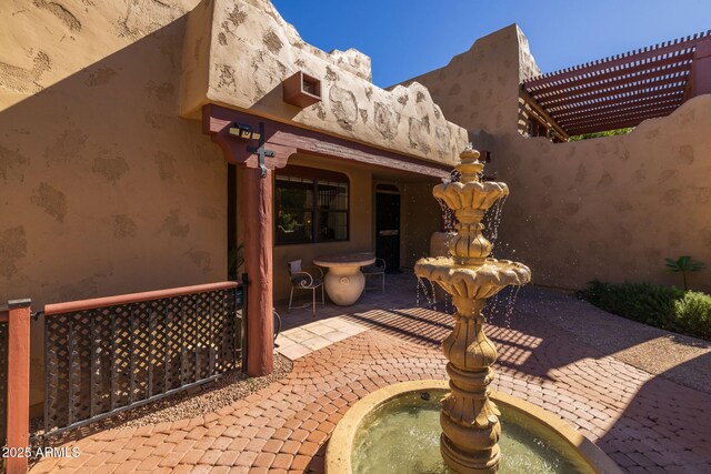 view of patio
