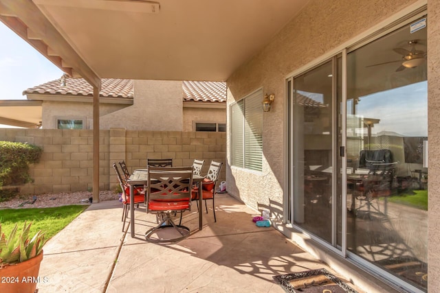 view of patio