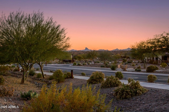 view of property's community featuring a mountain view