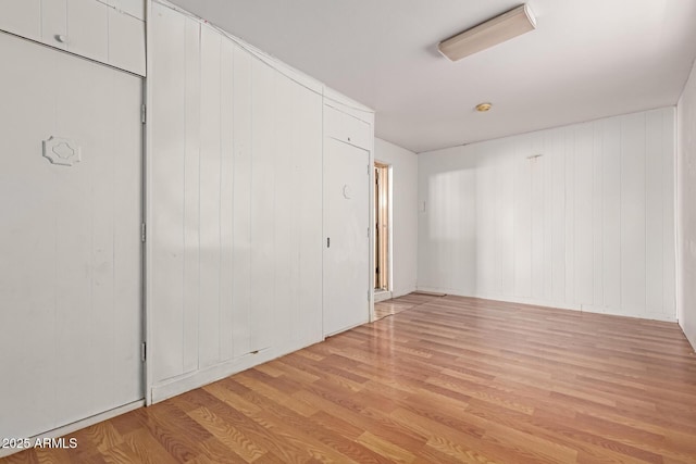 unfurnished bedroom with light hardwood / wood-style floors