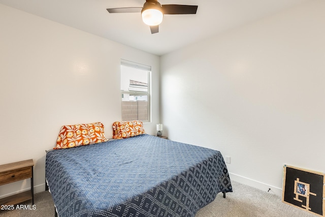 3699 E Sweetclover Ln, San Tan Valley, AZ 85140 - carpeted bedroom with baseboards and ceiling fan